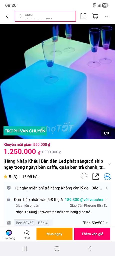 Bàn cà phê nhựa trắng có đèn LED. Mua bán Bàn ghế tại Thành phố Buôn Ma Thuột Đắk Lắk được đăng bởi phi long hình 1