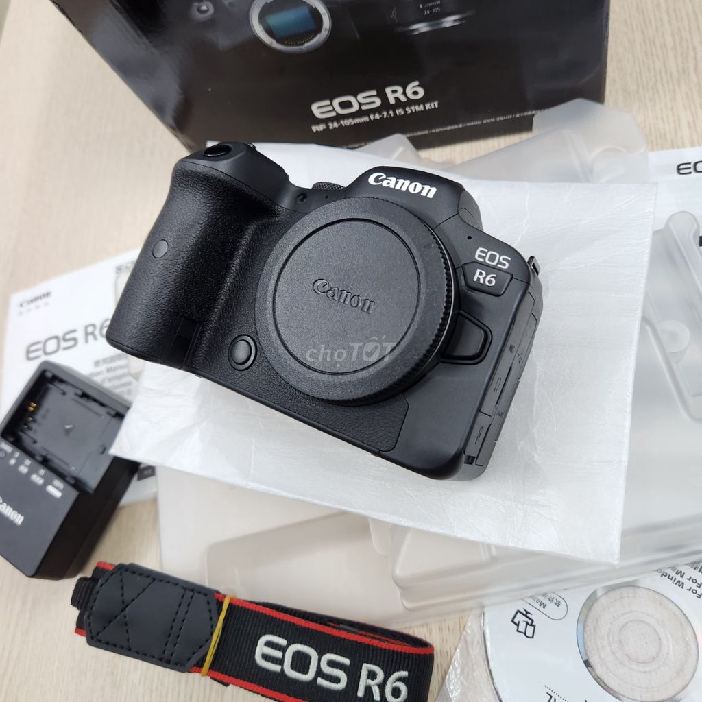 Canon EOS R6 fullbox likenew 99%