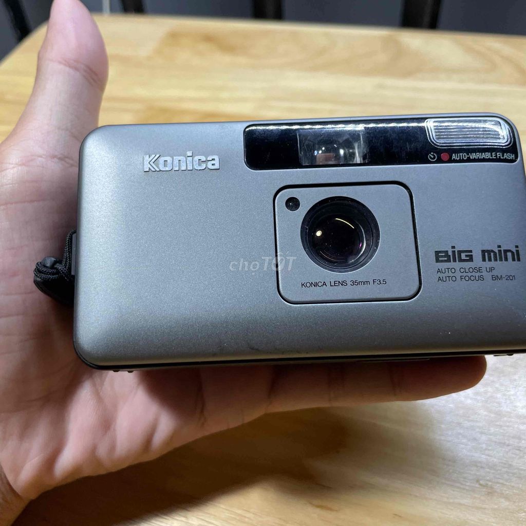 Máy ảnh phim Konica Big Mini BM-201 Xám. Mua bán Máy ảnh, Máy quay tại Quận Thanh Khê Đà Nẵng được đăng bởi Giang Lâm hình 1