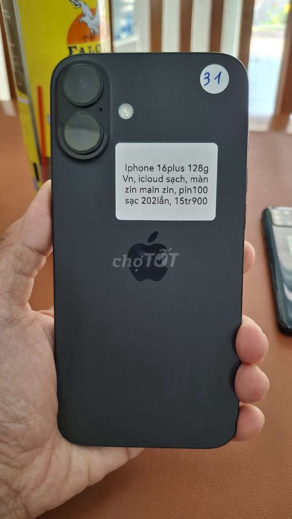 iPhone 16 Plus 128GB Đen Đã sử dụng. Mua bán Điện thoại tại Thành phố Thủ Dầu Một Bình Dương được đăng bởi TTMobileBD hình 1