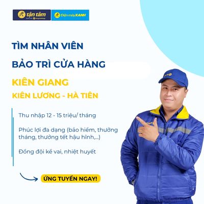 NHÂN VIÊN BẢO TRÌ CỬA HÀNG TGDD/DMX