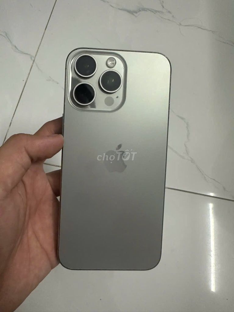 Apple iPhone 15 Pro Max 256GB Xám Đã sử dụng. Mua bán Điện thoại tại Quận 5 Tp Hồ Chí Minh được đăng bởi Hội Đồ Điện Tử hình 1