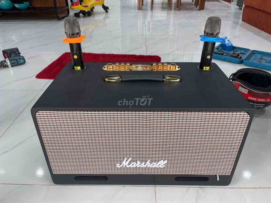 Loa karaoke Đen 200W 2 mic. Mua bán Tivi, Âm thanh tại Quận Liên Chiểu Đà Nẵng được đăng bởi Nguyễn Minh Long hình 1