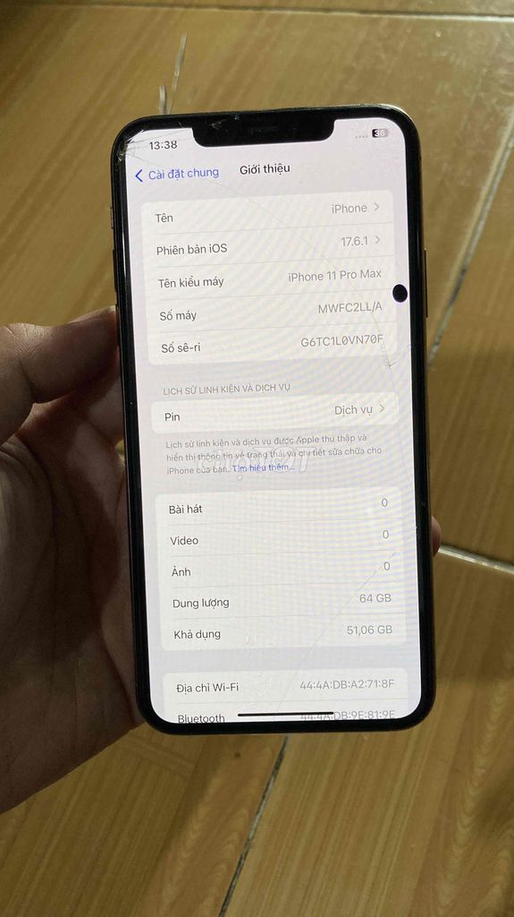 Apple iPhone 11 Pro Max 64GB Vàng. Mua bán Điện thoại tại Thành phố Thuận An Bình Dương được đăng bởi Văn Hùng hình 1