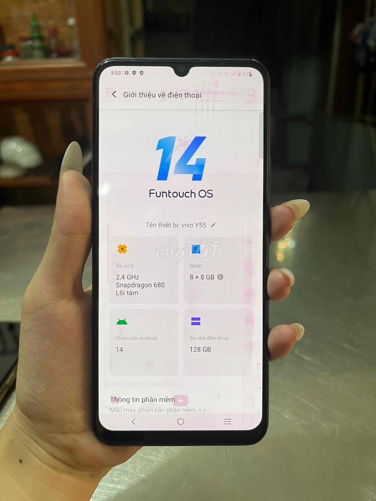 Vivo Y55 128GB Đen. Mua bán Điện thoại tại Thành phố Dĩ An Bình Dương được đăng bởi NT Hoài hình 1