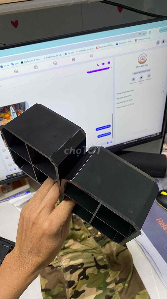 2 Khay Đựng Ốc Vít Nhựa Đen Bền Chắc. Mua bán Đồ dùng văn phòng tại Quận 8 Tp Hồ Chí Minh được đăng bởi Tài hình 1
