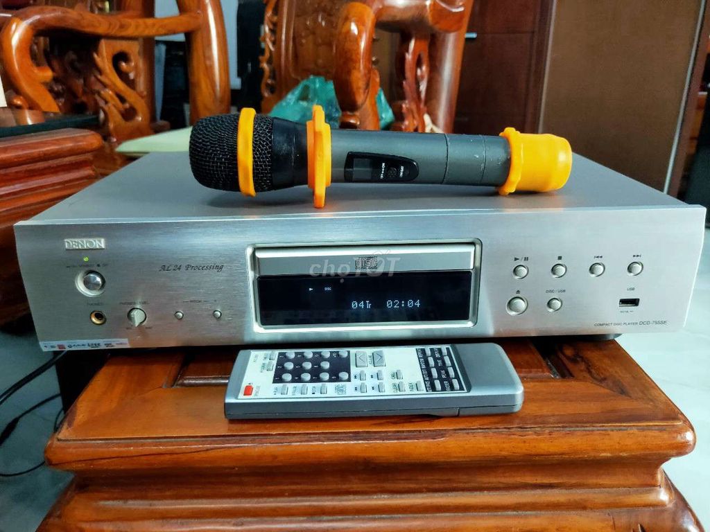 CD DENON 755SE  MẮT ZIN ĐỌC TỐT AM THANH KHÁ HAY