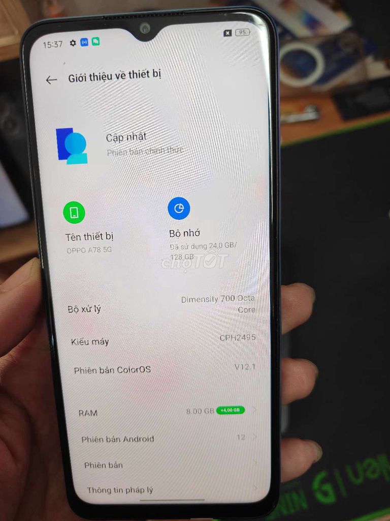 Oppo A78 5G 8/128G, BH 3 tháng. Mua bán Điện thoại tại Quận Thanh Xuân Hà Nội được đăng bởi cửa hàng điện thoại giá rẻ hình 1