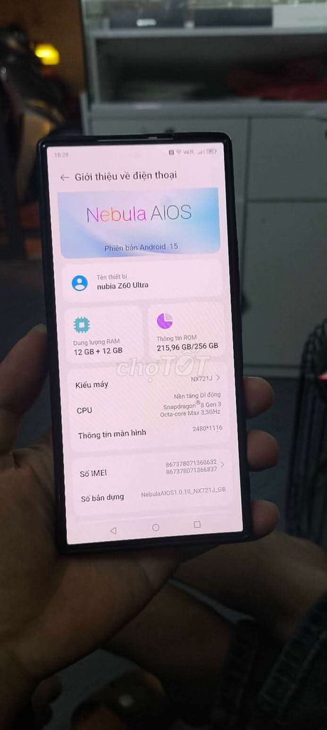 Nubia Z60 Ultra 256GB Bạc. Mua bán Điện thoại tại Quận Đống Đa Hà Nội được đăng bởi linh laly hình 1