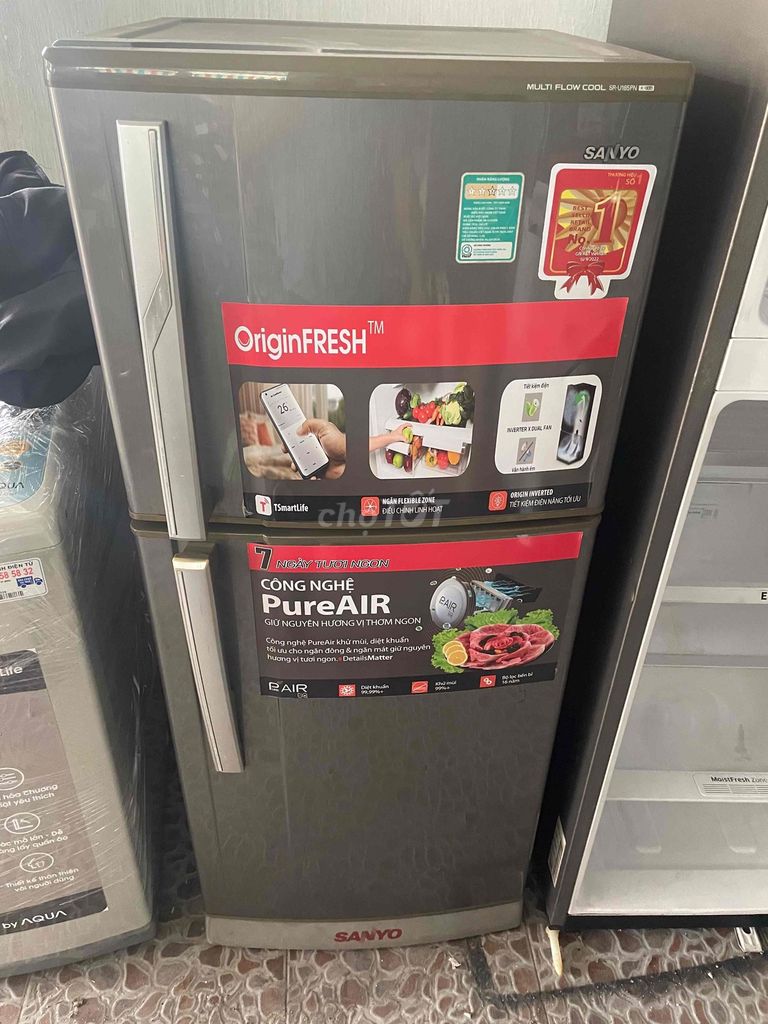 Tủ lạnh Sanyo 165L Xám. Mua bán Tủ lạnh tại Quận Cẩm Lệ Đà Nẵng được đăng bởi Nghĩa hình 1