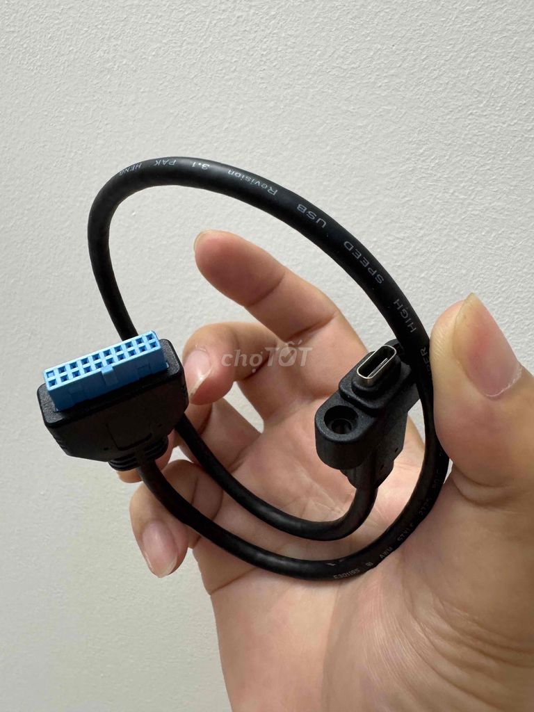 Cáp chuyển đổi USB 3.1 To C cắm main. Mua bán Phụ kiện (Màn hình, Chuột...) tại Huyện Hóc Môn Tp Hồ Chí Minh được đăng bởi Đam mê công nghệ hình 1