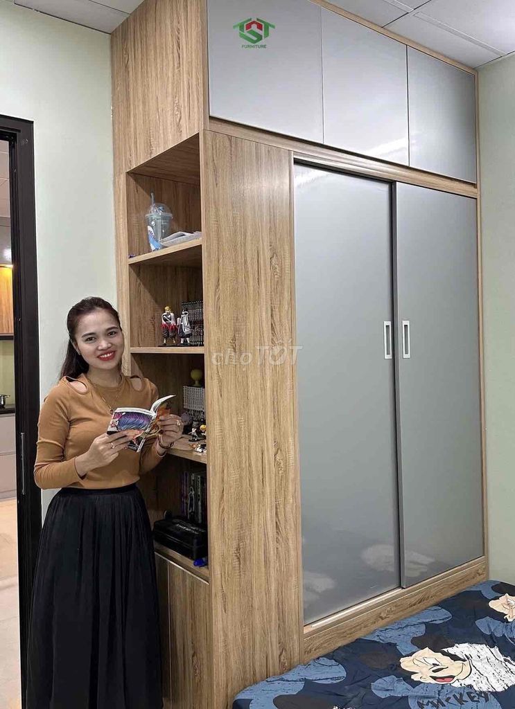 Thiết kế phòng ngủ tiết kiệm diện tích, tiện nghi. Dịch vụ tại Quận Thanh Khê Đà Nẵng được đăng bởi Nội thất bếp trọn gói TST  hình 1