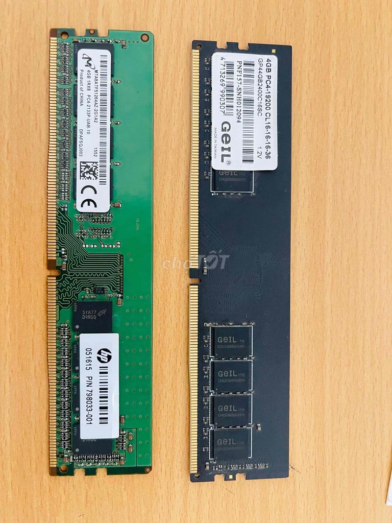 Dư dùng cần bán 2 thanh ram 4gb. Mua bán Linh kiện (RAM, Card...) tại Thành phố Trà Vinh Trà Vinh được đăng bởi Khoa hình 1