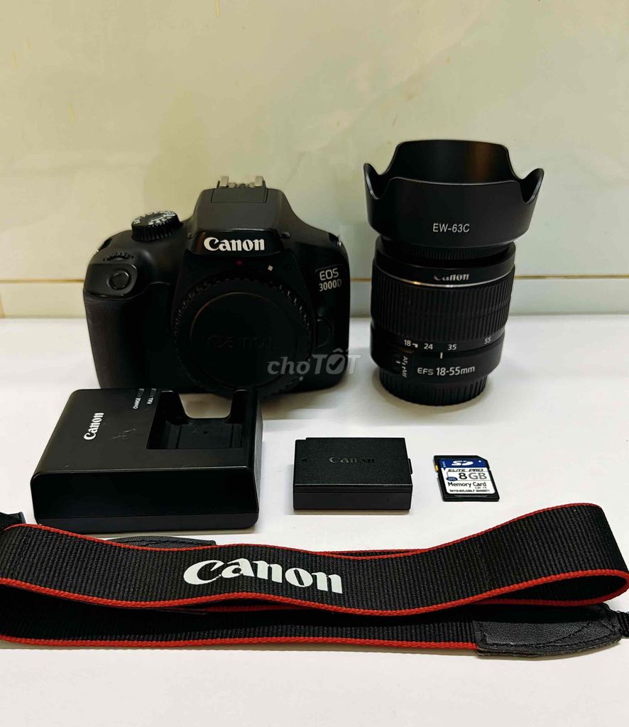 Máy ảnh Canon EOS 3000D Kit 18-55mm Đen. Mua bán Máy ảnh, Máy quay tại Quận Tân Bình Tp Hồ Chí Minh được đăng bởi Quang Vũ hình 1