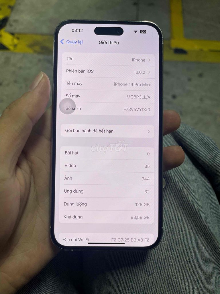 cần tiền bán 14prm bản LL/A (wh)128gb zin đẹp. Mua bán Điện thoại tại Huyện Quế Võ Bắc Ninh được đăng bởi  tuấn tiền tỉ hình 1