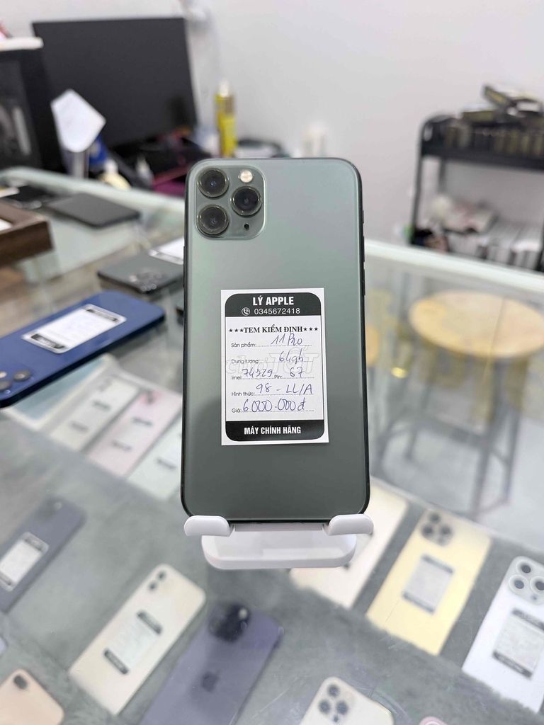 iPhone 11 Pro Xanh Lá 64GB (bán trả góp). Mua bán Điện thoại tại Thành phố Long Xuyên An Giang được đăng bởi Lý Apple hình 1