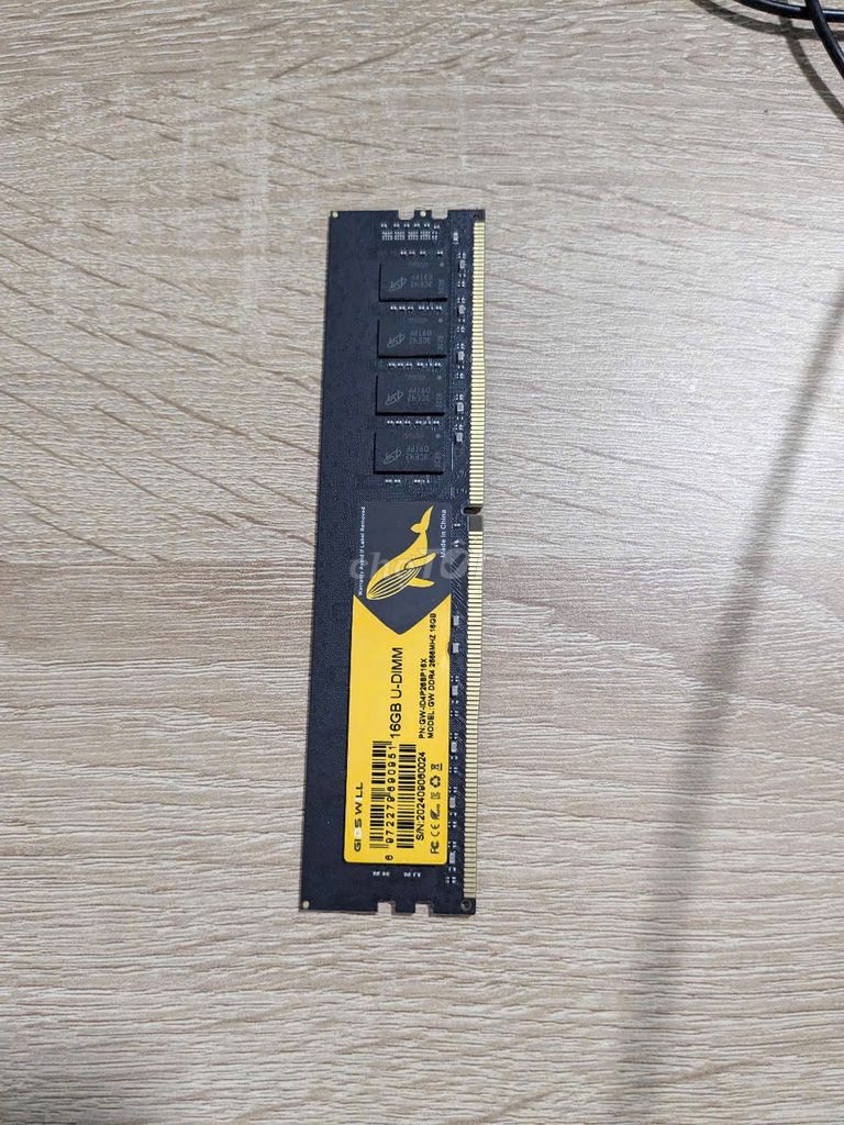 Ram Máy tính bàn PC DDR4 16GB. Mua bán Linh kiện (RAM, Card...) tại Quận 4 Tp Hồ Chí Minh được đăng bởi Nguyễn Văn Long hình 1