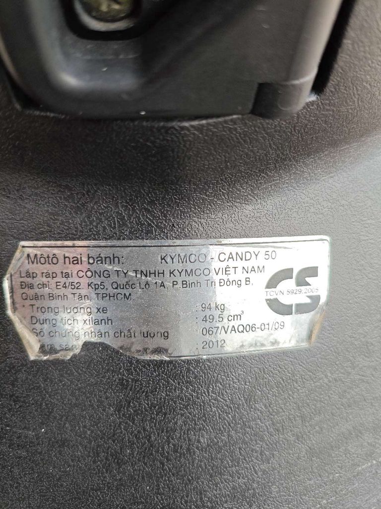 Kymco Candy 50cc. Mua bán Xe máy tại Quận Cái Răng Cần Thơ được đăng bởi Cửa Hàng Xe Máy A Hưng hình 6