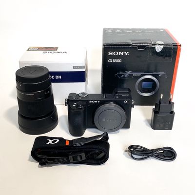 Sony A6500 + Sigma 30mmf1.4 full box