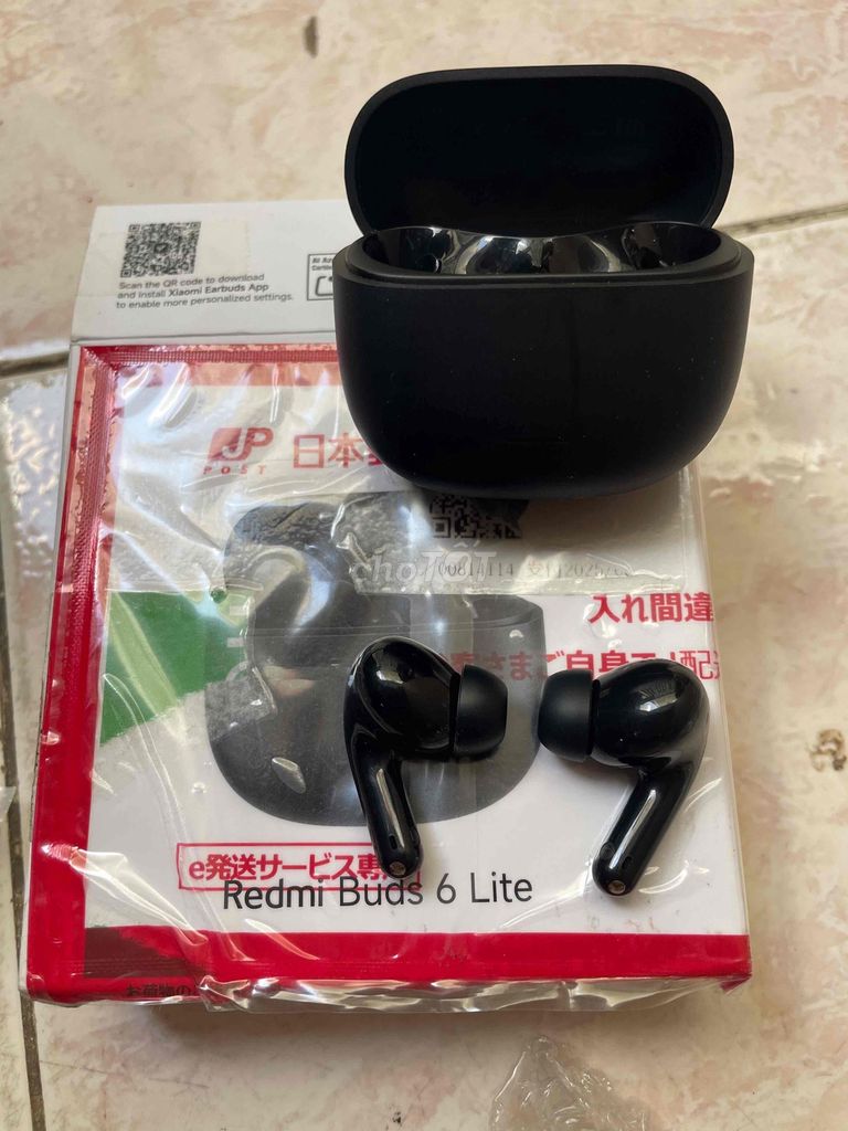 Tai nghe Xiaomi Redmi Buds 6 Lite Đen. Mua bán Tivi, Âm thanh tại Quận Phú Nhuận Tp Hồ Chí Minh được đăng bởi Nguyễn Văn Dung hình 1