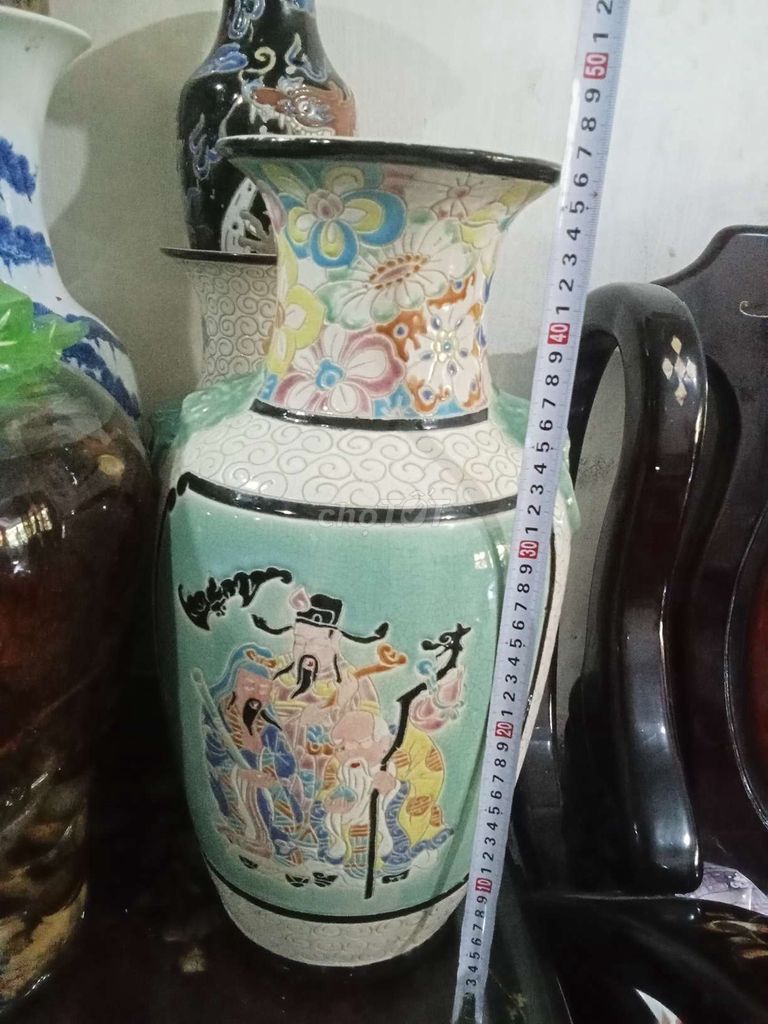 Bình bông gốm sứ Biên Hòa Cổ điển. Mua bán Đồ sưu tầm, đồ cổ tại Huyện Thủ Thừa Long An được đăng bởi Mua bán đồ xưa hình 1