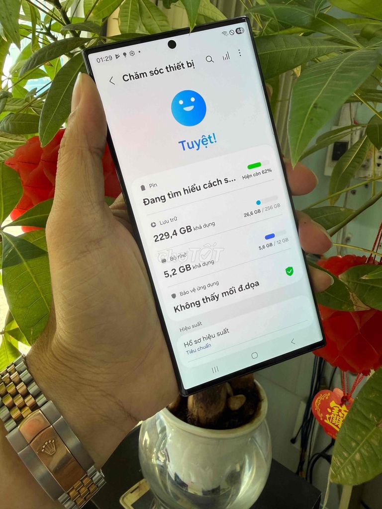 Samsung Galaxy S23 Ultra 256GB Đen. Mua bán Điện thoại tại Thành phố Biên Hòa Đồng Nai được đăng bởi nguyễn út apple hình 1