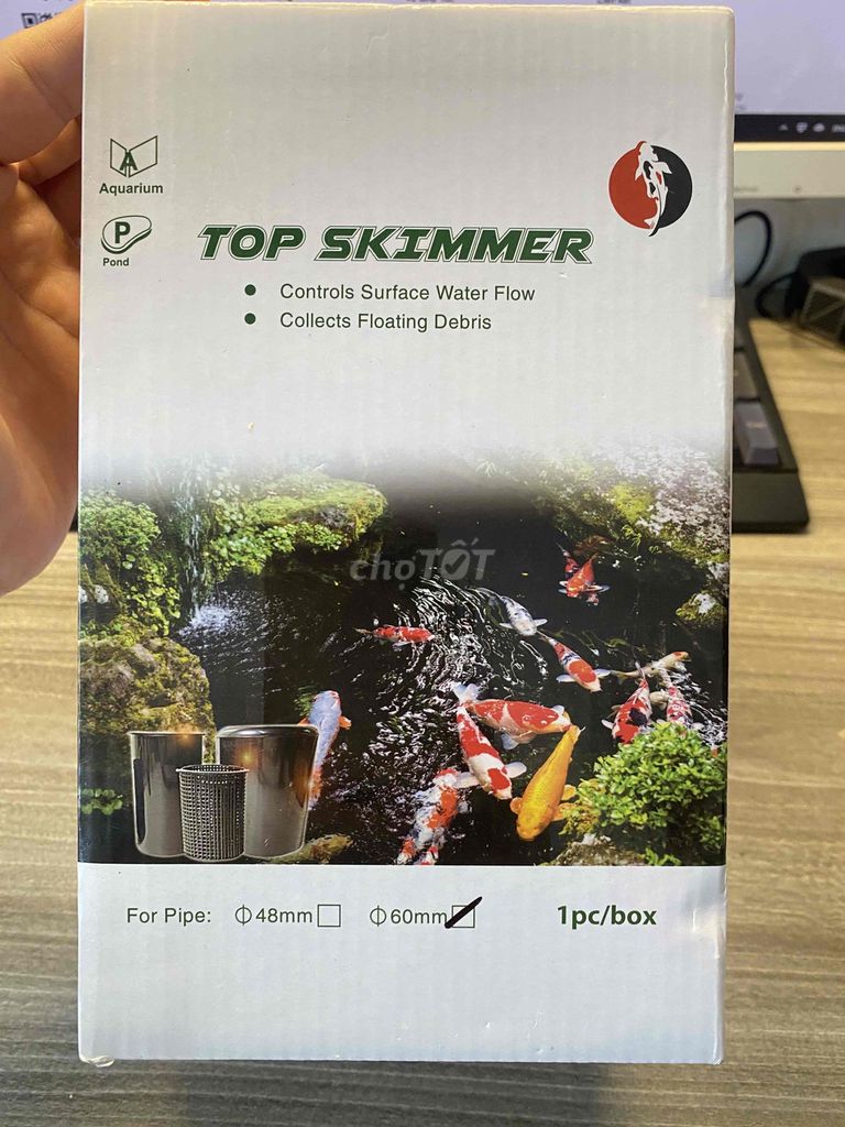 Thiết bị lọc nước Top Skimmer ống 60 size170x125mm. Mua bán Phụ kiện, Thức ăn, Dịch vụ tại Quận 5 Tp Hồ Chí Minh được đăng bởi Mr Kiệt hình 1