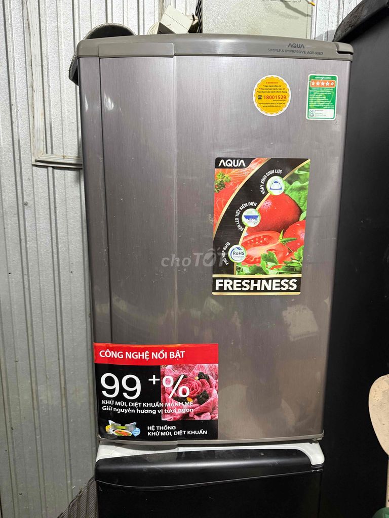 Tủ lạnh Aqua 93L Xám. Mua bán Tủ lạnh tại Quận Gò Vấp Tp Hồ Chí Minh được đăng bởi Hoàng sang hình 1