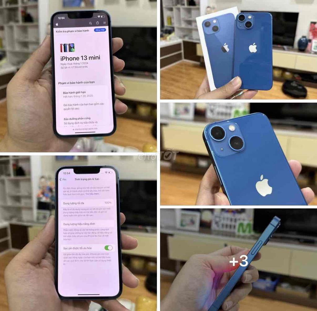 Apple iPhone 13 Mini 128GB Xanh APPLE FULLBOX 2025. Mua bán Điện thoại tại Quận Thanh Xuân Hà Nội được đăng bởi Nguyễn Huy Dũng hình 1