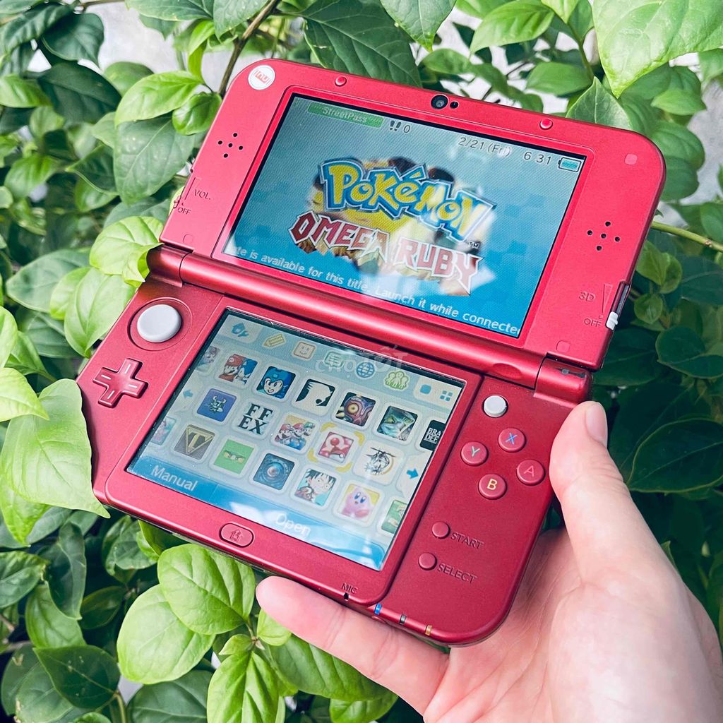 Nintendo New 3DS LL Fullgame RED