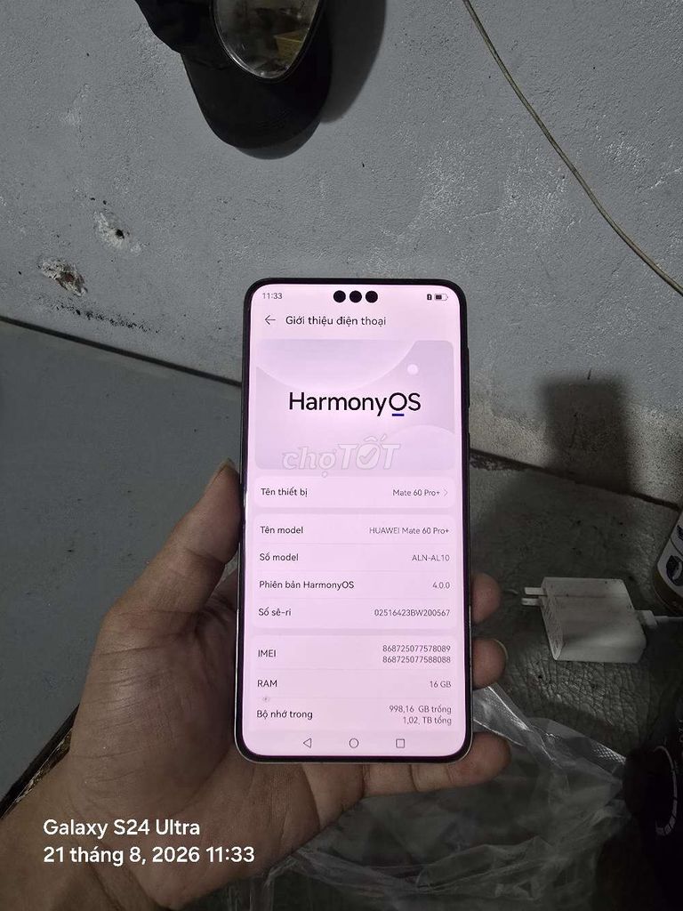 Huawei Mate 60 Pro Plus 1TB 16GB Like New. Mua bán Điện thoại tại Thành phố Thủ Đức Tp Hồ Chí Minh được đăng bởi Ngô Minh Hưng  hình 1