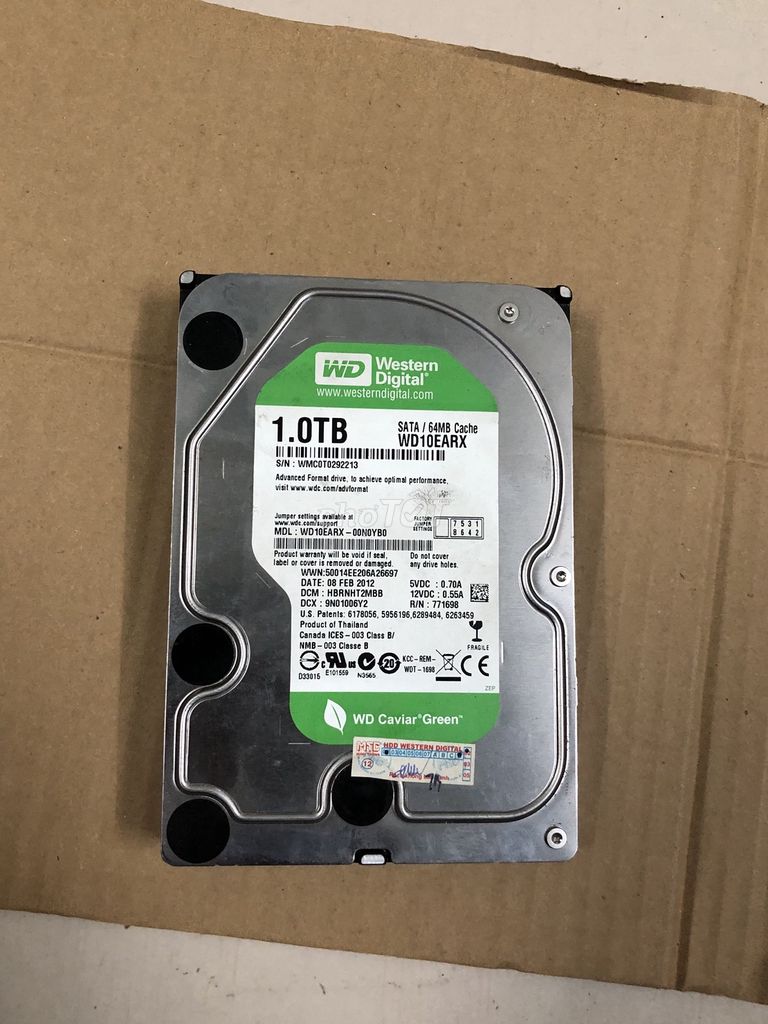 Ổ cứng HDD WD tháo máy 1 TB còn nguyên tem full SK