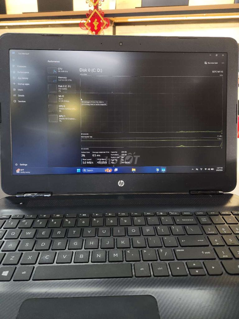 HP Pavilion 16GB/256GB Đen. Mua bán Laptop tại Quận Hải Châu Đà Nẵng được đăng bởi Thái hình 1