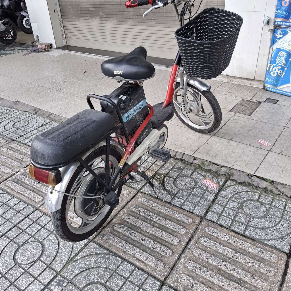 Xe đạp điện Asama màu Đỏ, Đen. Mua bán Xe điện tại Quận 12 Tp Hồ Chí Minh được đăng bởi Nguyen Dẫn hình 5