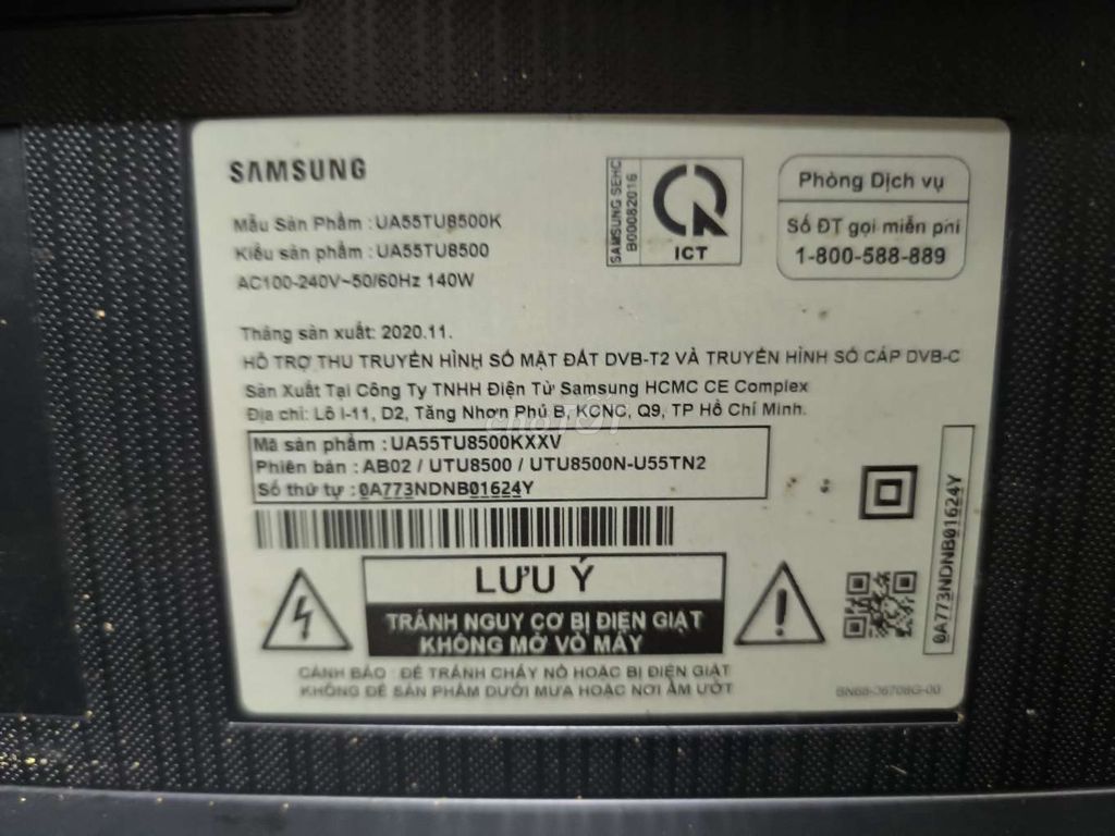 Samsung 55 TU8500 - Cao cấp