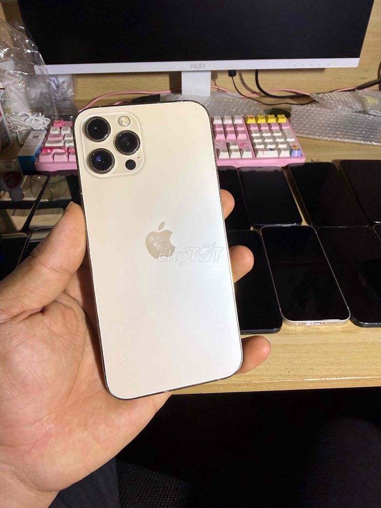 iPhone 12 Pro Max 128GB Vàng Đã sử dụng. Mua bán Điện thoại tại Huyện Cư M'gar Đắk Lắk được đăng bởi Đức Phúc hình 1