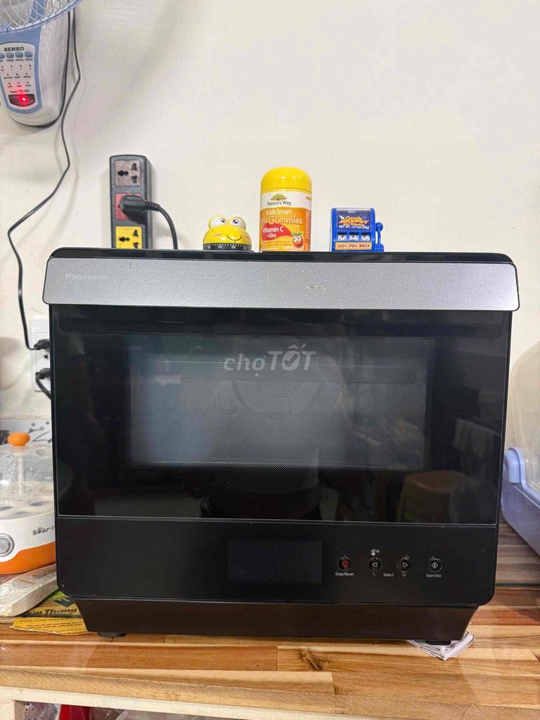 Lò hấp nướng Panasonic Đen. Mua bán Bếp, lò, đồ điện nhà bếp tại Quận 5 Tp Hồ Chí Minh được đăng bởi Quan Lai hình 1