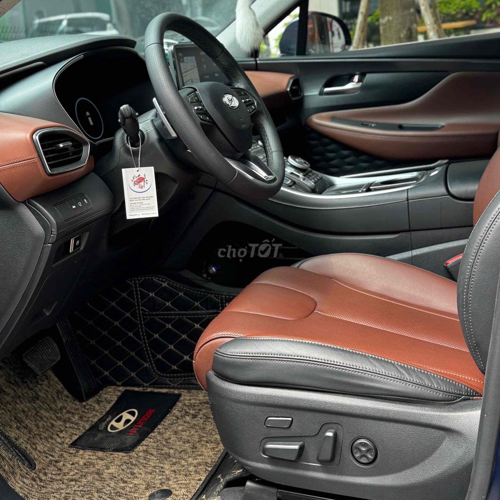Hyundai Santafe 2023 Бензин 43000 км Синий