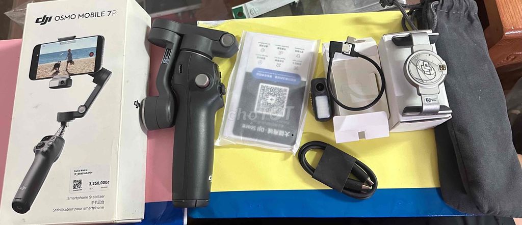 Tay cầm chống rung DJI Osmo Mobile 7P Đen. Mua bán Phụ kiện (Màn hình, Chuột...) tại Thành phố Thanh Hóa Thanh Hóa được đăng bởi Minh Đức hình 1