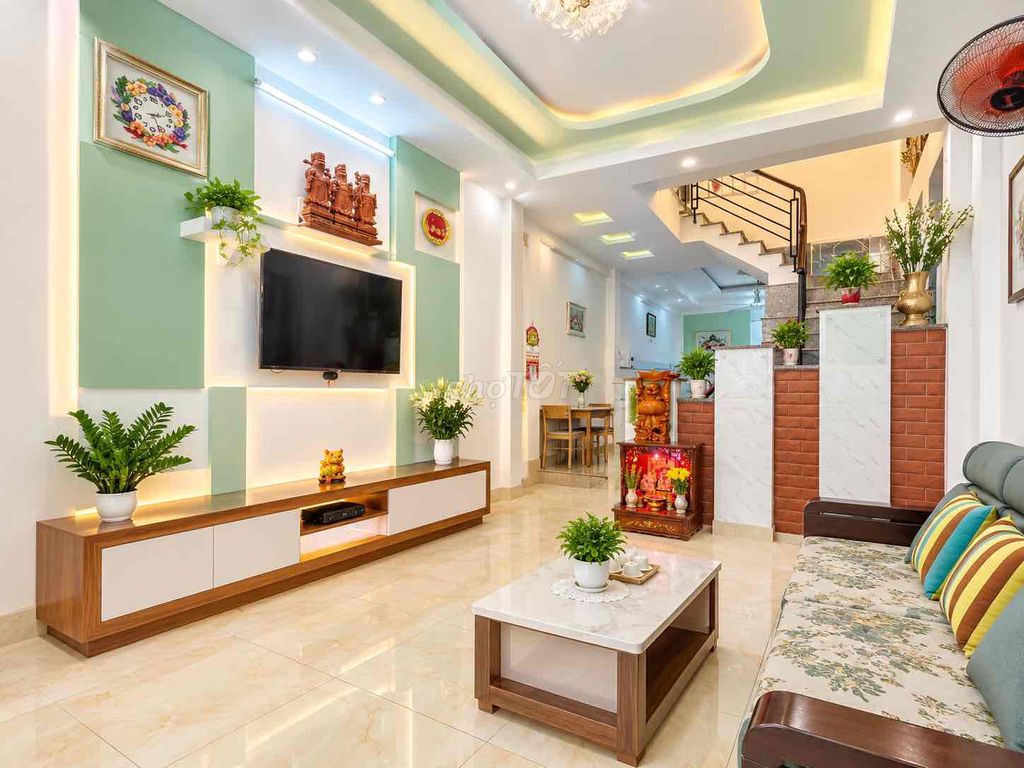 Срочная продажа дома в Q7, 2 этажа, 80м2, переулок для авто, PMH Huỳnh Tấn Phát