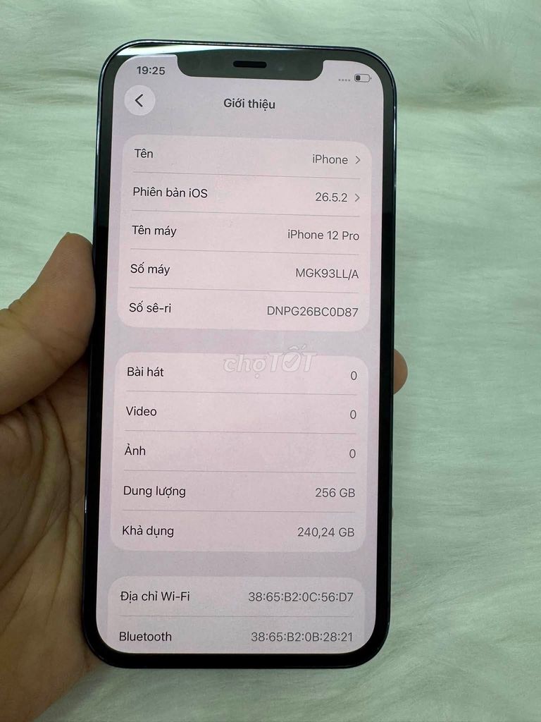 Apple iPhone 12 Pro 256GB Xanh 100%. Mua bán Điện thoại tại Quận 1 Tp Hồ Chí Minh được đăng bởi Hội Đồ Điện Tử hình 1