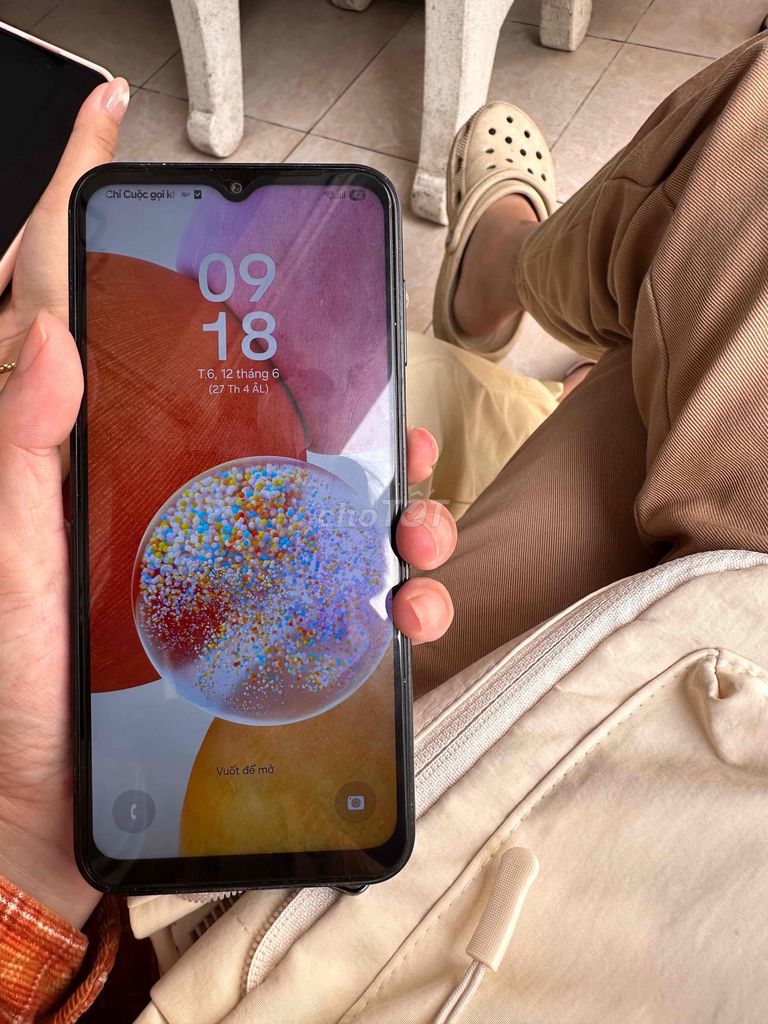 Samsung A14 Đen Còn mới. Mua bán Điện thoại tại Quận Gò Vấp Tp Hồ Chí Minh được đăng bởi Lê Duy hình 1