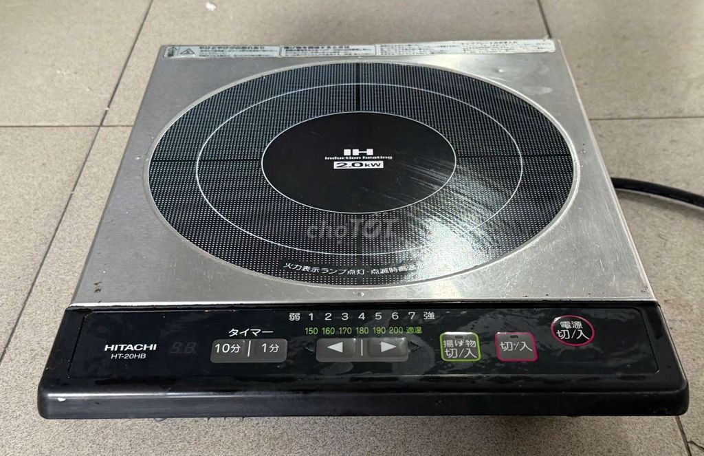 Bếp từ đơn Hitachi HT-20HB điện 200v. Mua bán Bếp, lò, đồ điện nhà bếp tại Quận Tân Phú Tp Hồ Chí Minh được đăng bởi quynhnhantam hình 1