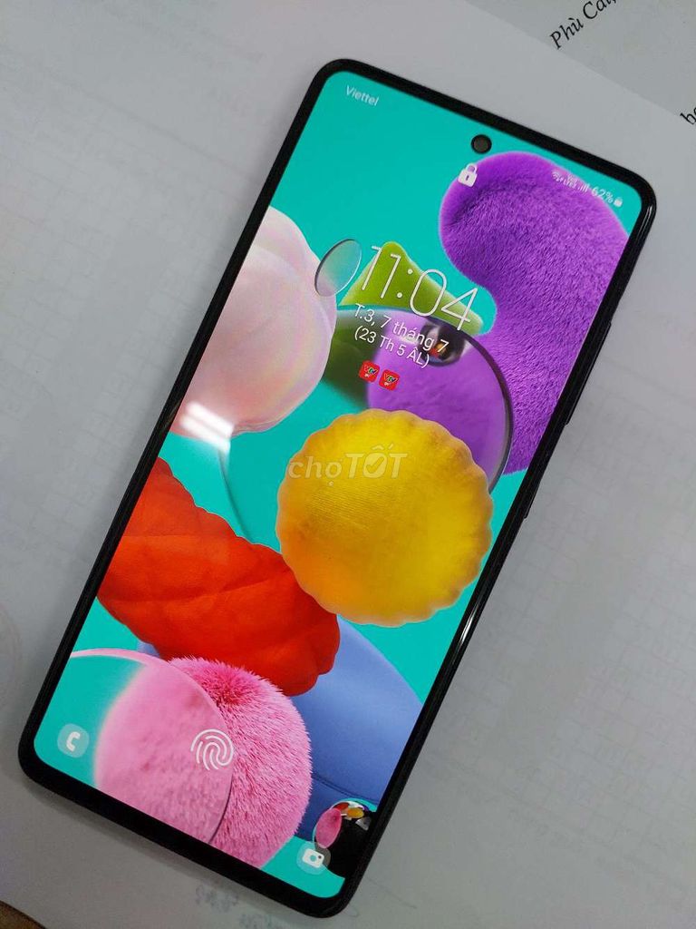 Samsung A51 Đen Lớn Đã qua sử dụng. Mua bán Điện thoại tại Huyện Tuy Phước Bình Định được đăng bởi Thanh niên lớn tuổi hình 1