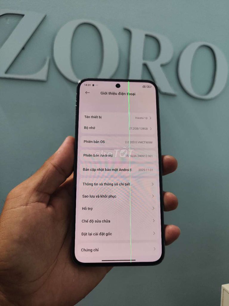 Xiaomi 13 - 8/128GB màn zin mượt. Mua bán Điện thoại tại Thành phố Sóc Trăng Sóc Trăng được đăng bởi ZORO CHUYÊN SỌC hình 1