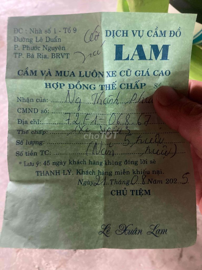kẹt tiền cần bán xe doạn mới. Mua bán Xe máy tại Huyện Long Điền Bà Rịa - Vũng Tàu được đăng bởi Phúc Nguyễn hình 2