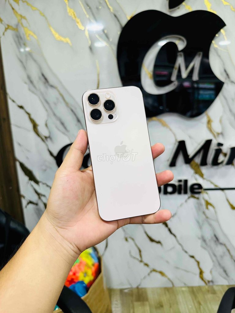 Apple iPhone 16 Pro Max 256GB Vàng 89%. Mua bán Điện thoại tại Thành phố Tây Ninh Tây Ninh được đăng bởi Công Minh Mobile hình 1