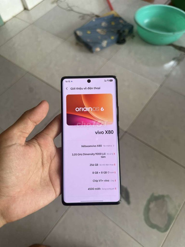 Vivo X80 Đen 256GB. Mua bán Điện thoại tại Huyện Cái Bè Tiền Giang được đăng bởi Nê hình 1