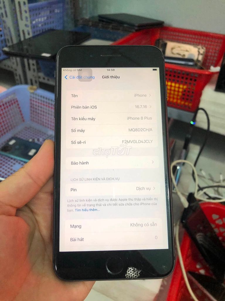 Apple iPhone 8 Plus 64GB Đen. Mua bán Điện thoại tại Quận 10 Tp Hồ Chí Minh được đăng bởi Hội Đồ Điện Tử hình 1