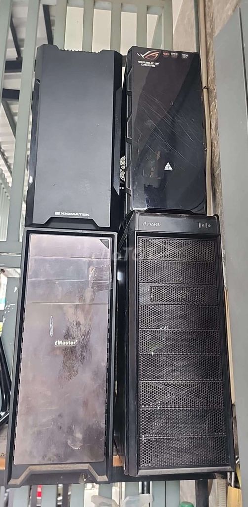 4 vỏ case cũ gắn main server net size ATX